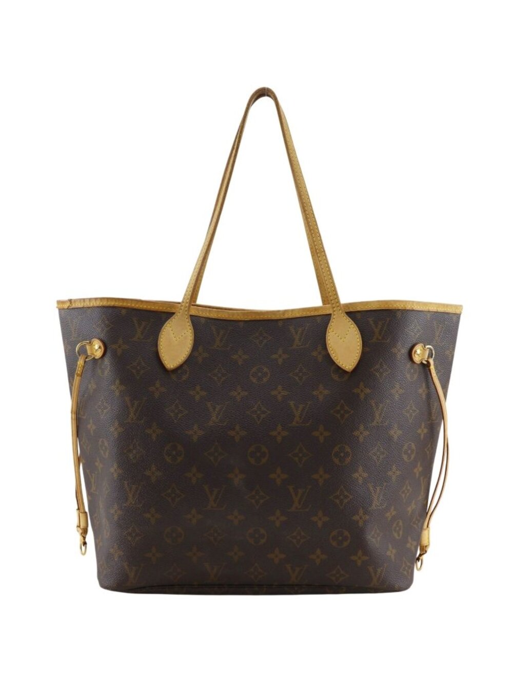 Louis Vuitton Neverfull Monogram Canvas Brown Tote